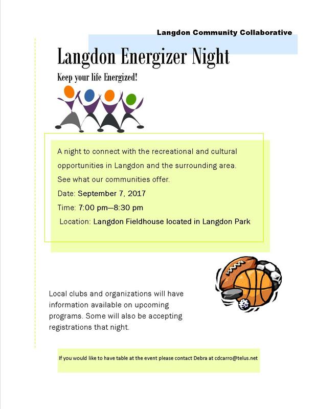 Langdon Energizer Night: Sept 7, 2017